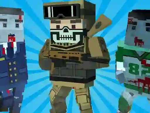 Játék Blocky Shooting Arena 3D Pixel online