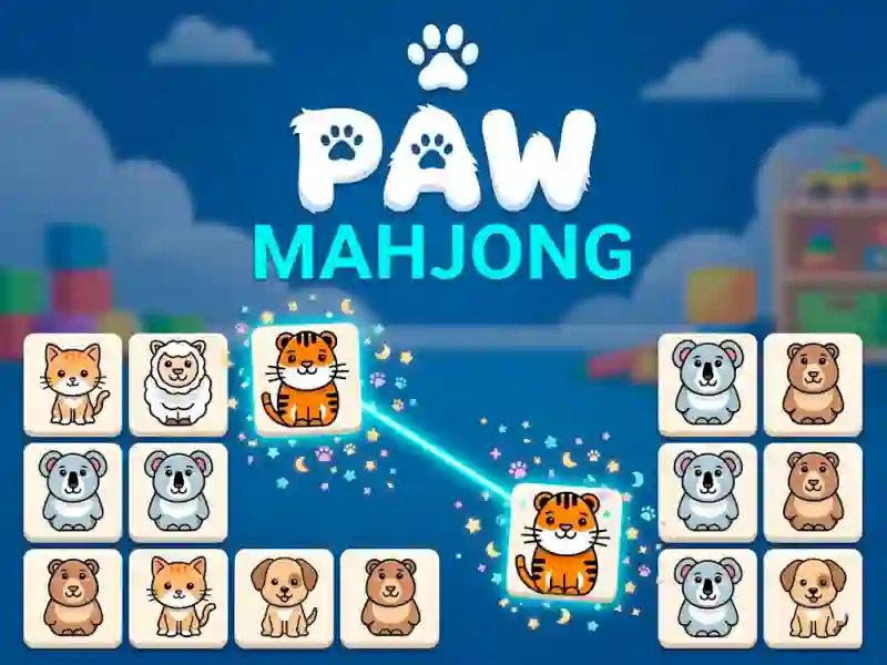 Játék Paw Mahjong online