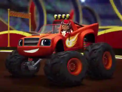 Játék Blaze Monster Trucks Hidden Stars online