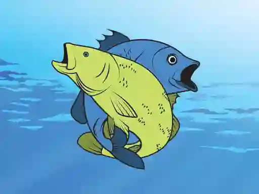 Játék Friendly Fish Coloring online