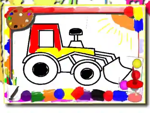 Játék Back to School: Kids Car Coloring online