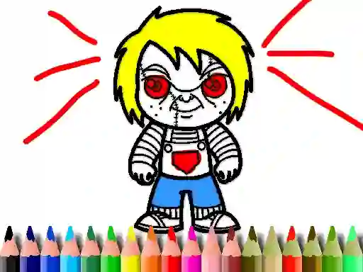 Játék Scary Boy Coloring Book online