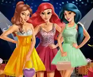 Játék Princesses Prom Night online