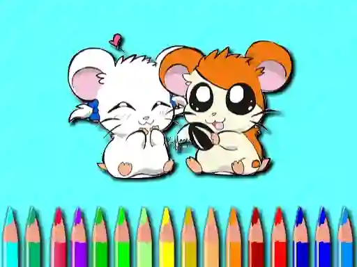 Játék Hamster Coloring Book online