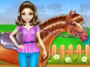 Játék Horse Care and Riding online