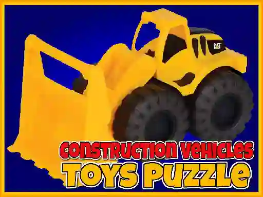 Játék Construction Vehicles Toys Puzzle online