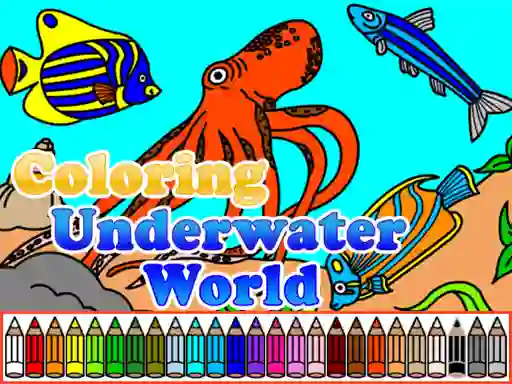 Játék Coloring Underwater World online