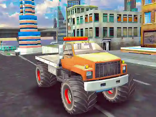 Játék Monster Truck Stunts Free Jeep Racing online