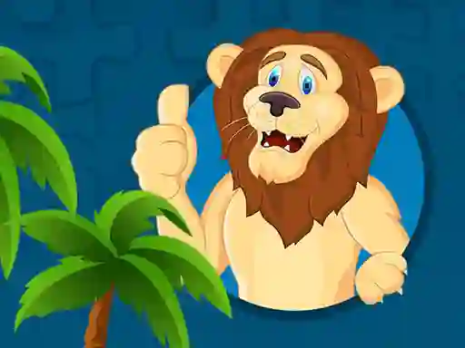 Játék Strong Lions Jigsaw online