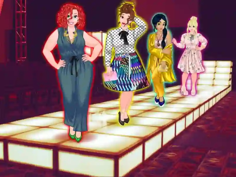 Játék Princesses Runway Plus online