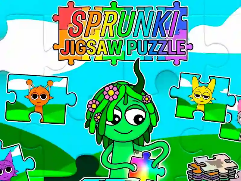 Játék Sprunki Jigsaw Puzzle online