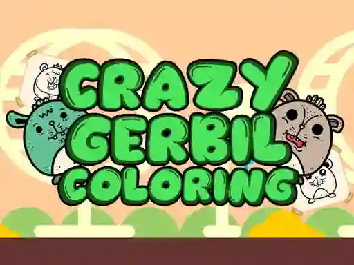 Játék Crazy Gerbil Coloring online