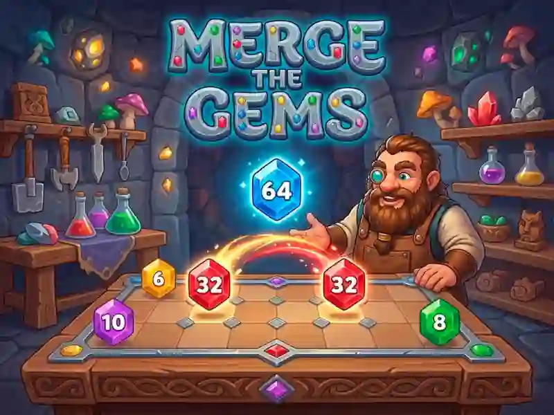 Játék Merge the Gems online