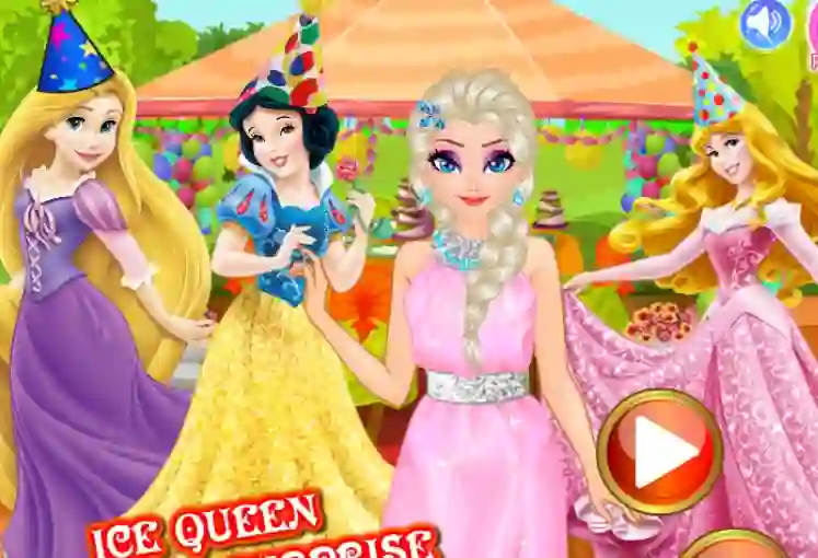 Játék Ice Queen Birthday Surprise online