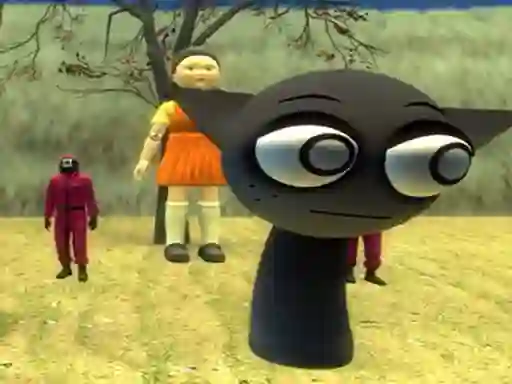 Játék Squid Game Sprunki Hide online