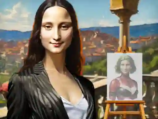 Játék Mona Lisa Fashion Experiments online