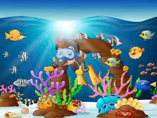 Játék Water Dive 2D: Underwater Survival online