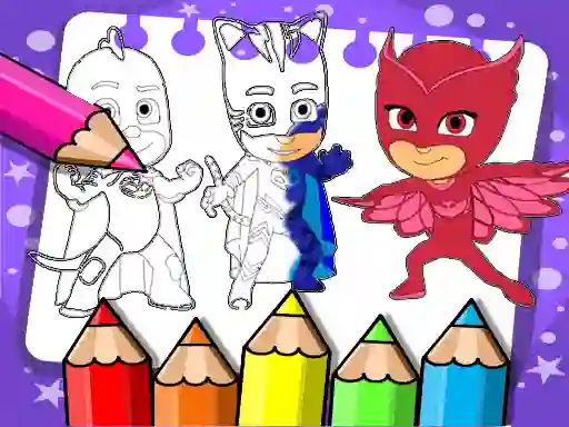 Játék PJ Masks Coloring Book online