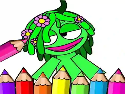 Játék Sprunki Coloring Music Anime online