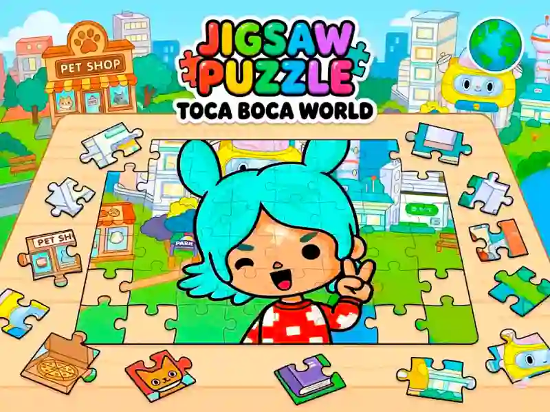 Játék Jigsaw Puzzle: Toca Boca World online
