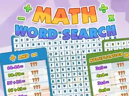 Játék Math Word Search online