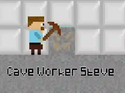 Játék Cave Worker Steve online