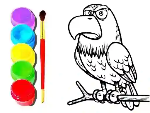 Játék Eagle Coloring Book online