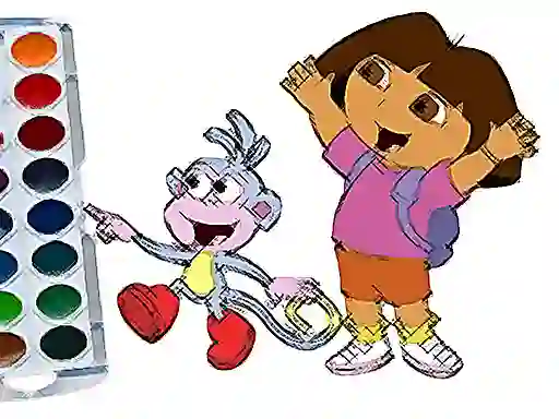 Játék Cute Girl Coloring Book online