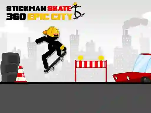 Játék Stickman Skate 360 Epic City online