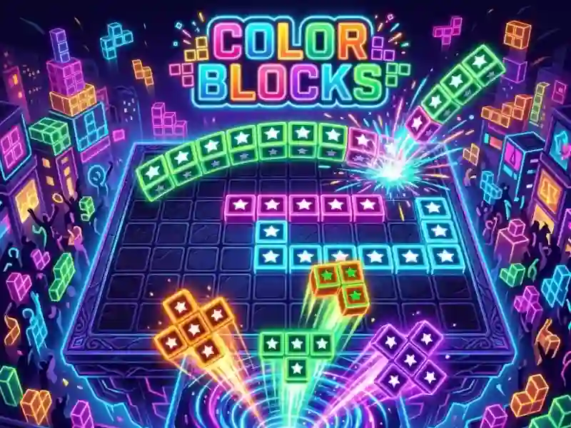 Játék Color blocks online
