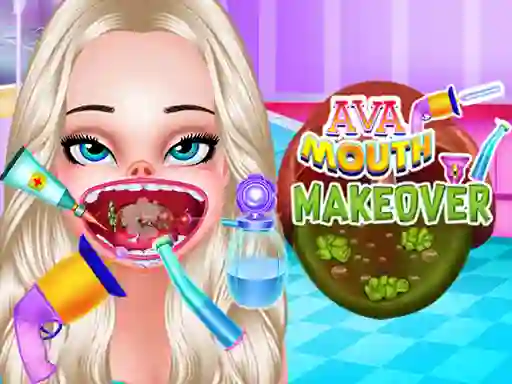 Játék Ava Mouth Makeover online