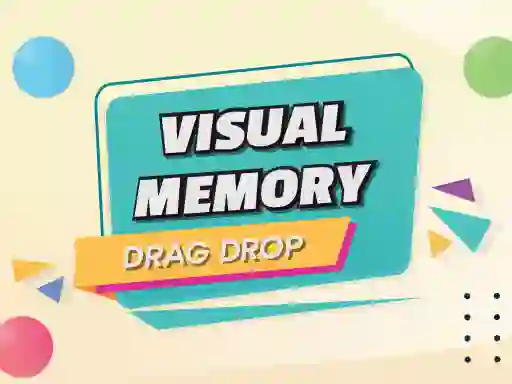Játék Visual Memory Drag Drop online