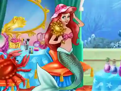 Játék Mermaid Makeup Room online
