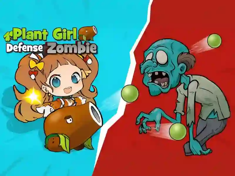 Játék Plant Girl Defense Zombie online