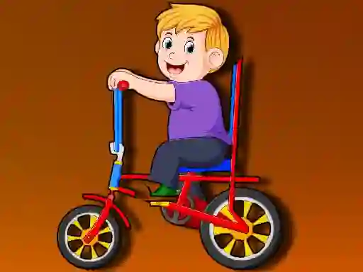 Játék Cartoon Bike Jigsaw online