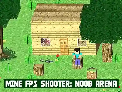 Játék Mine FPS Shooter: Noob Arena online