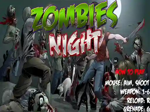 Játék Zombies Night online