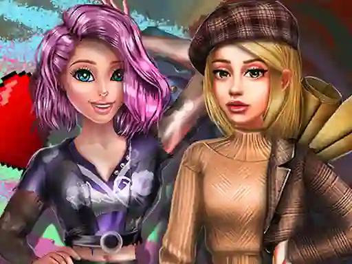 Játék 2022 Dark Academia to Egirl Dress up online
