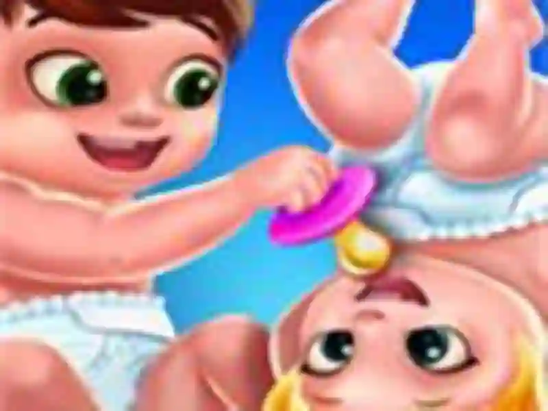 Játék Baby Twins Caring Day online