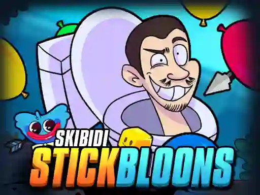 Játék Skibidi Stick Bloons online