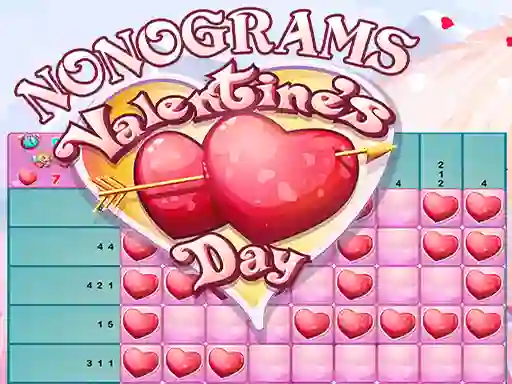 Játék Nonograms Valentines Day online