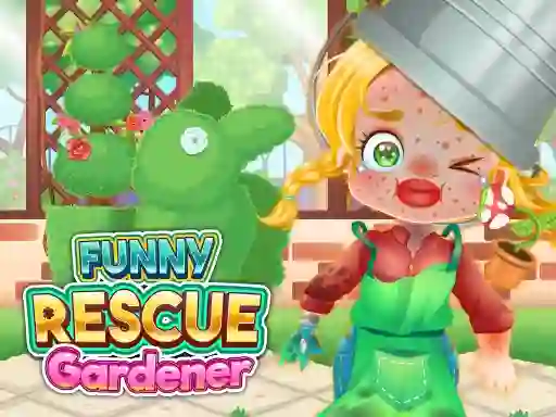 Játék Funny Rescue Gardener online