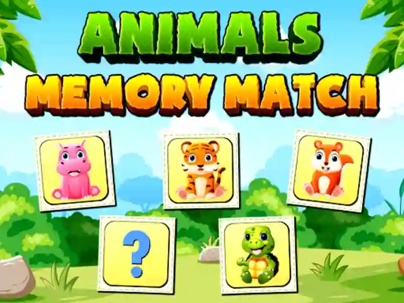 Játék Animals Memory Match online