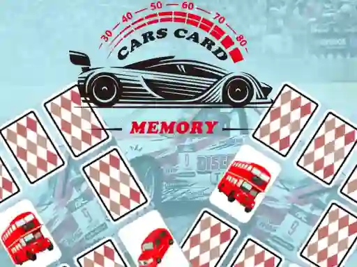 Játék Cars Card Memory online