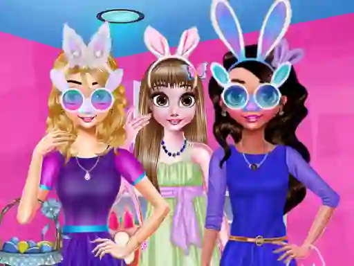 Játék Funny Easter Girls online