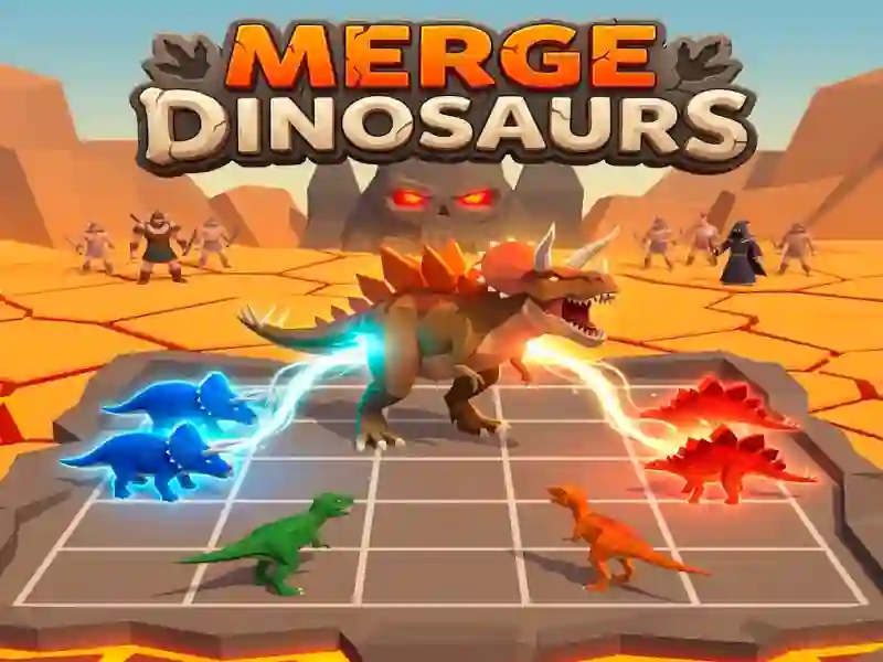 Játék Merge Dinosaurs online