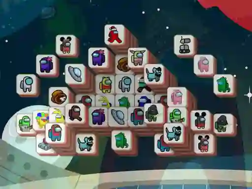 Játék Among Mahjong Tiles online
