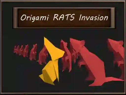 Játék Origami Rats Invasion online
