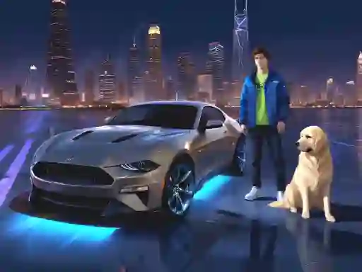 Játék Mustang City Driver online