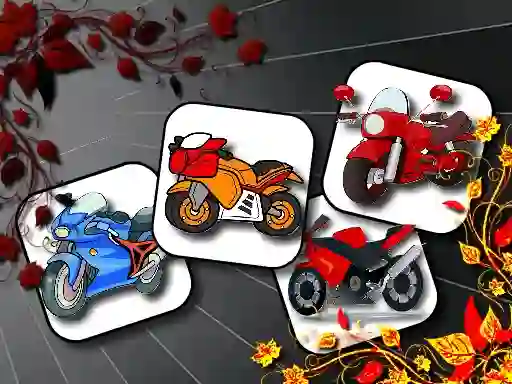 Játék Cartoon Motorbikes Memory online
